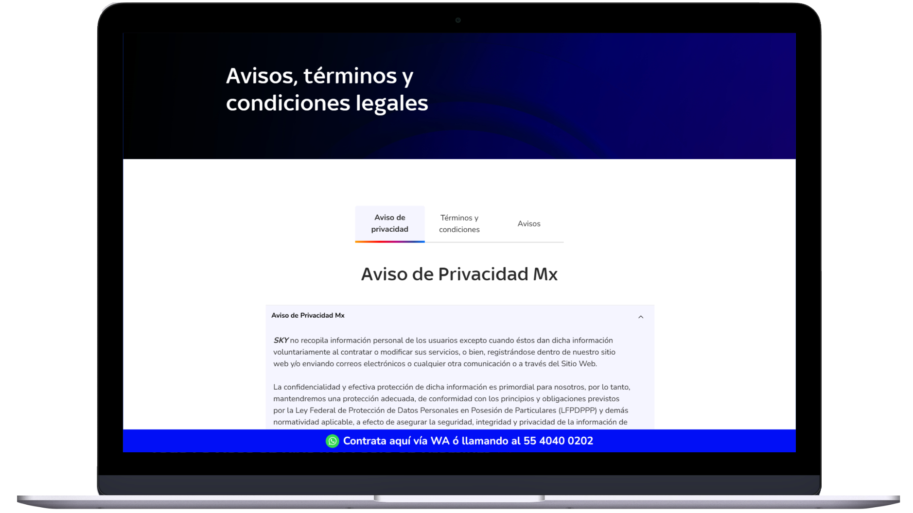 Página de Sky - Aviso de privacidad 8.jpg