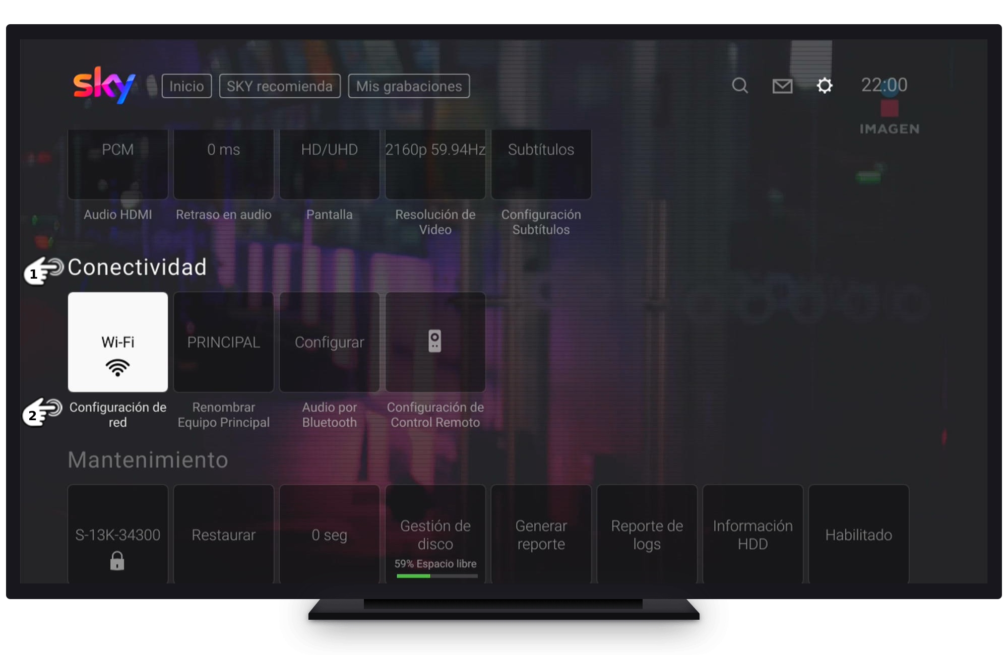 SKY ULTRA - Menú de configuraciones - Conectividad - Configuración de red.jpg