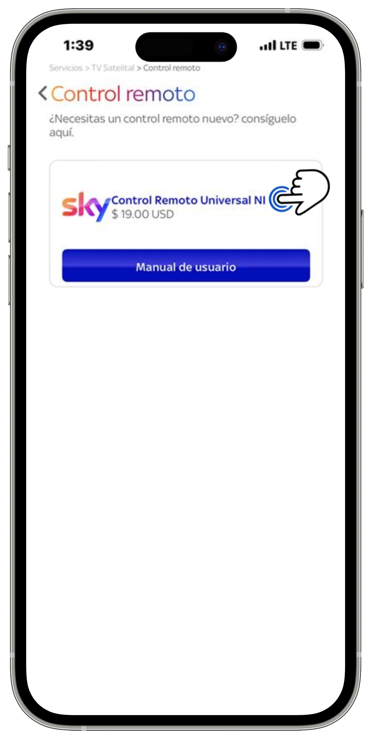 App Sky Centroamérica - Compra de control remoto.jpg