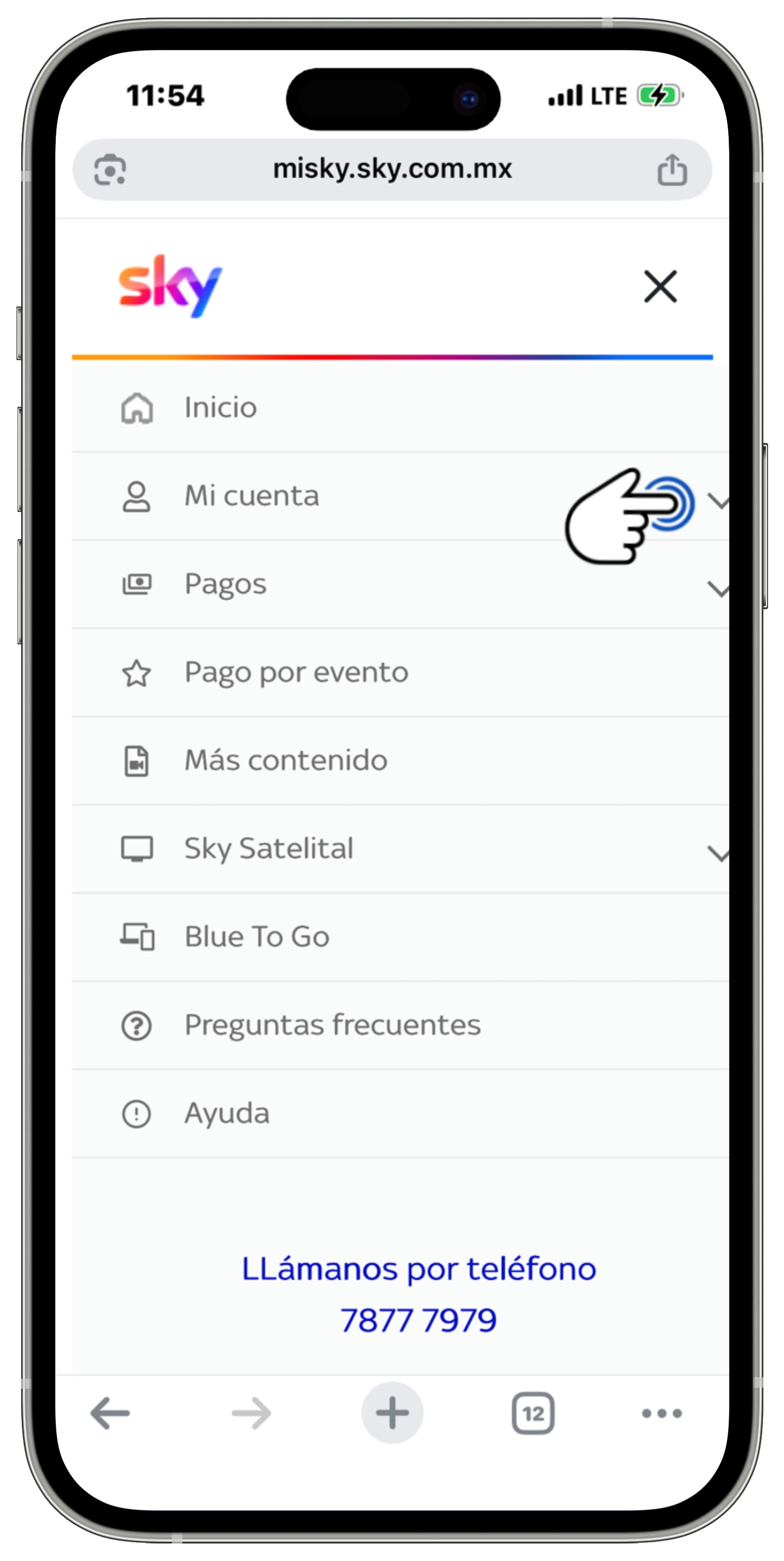 Mi Sky Centroamérica - Menú - Mi cuenta.jpg