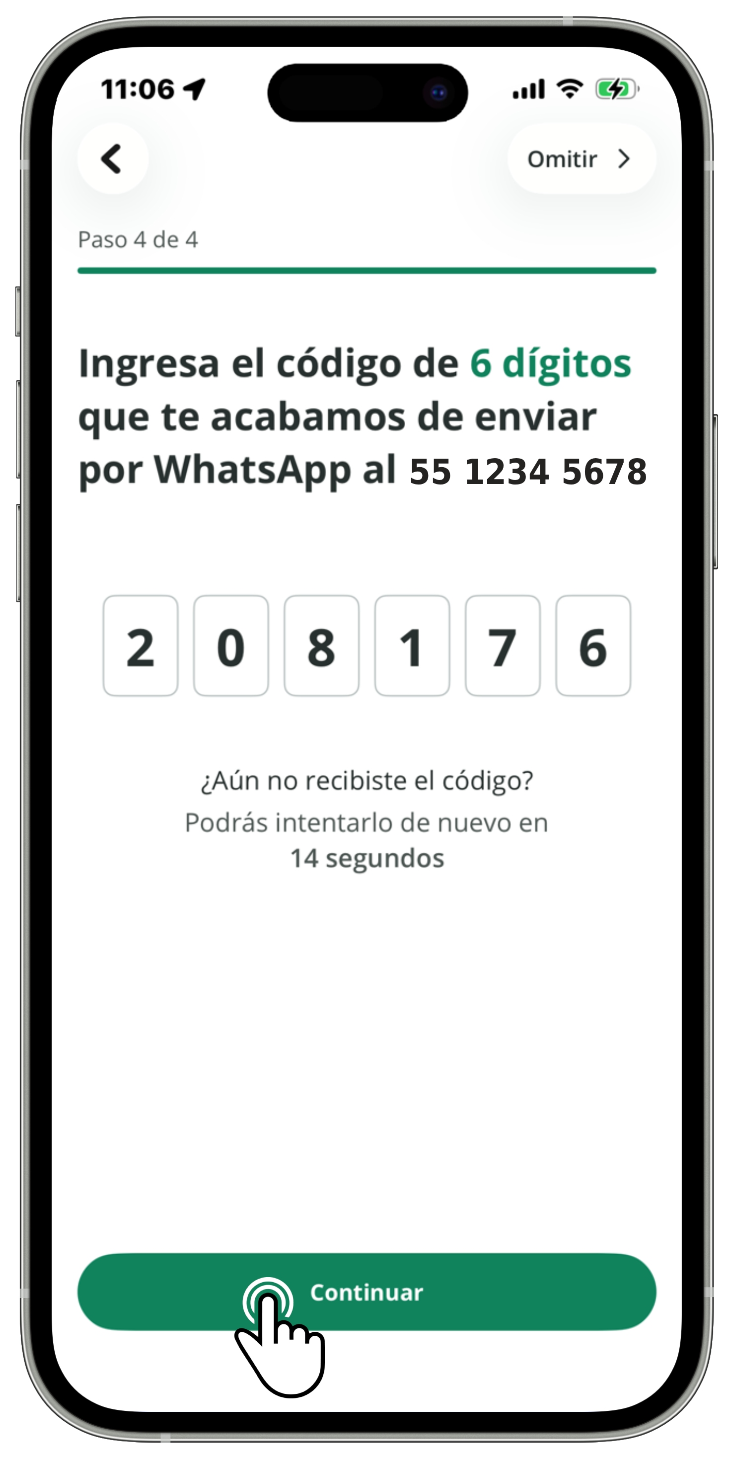 Skeelo - Código de verificación WhatsApp en Skeelo.jpg