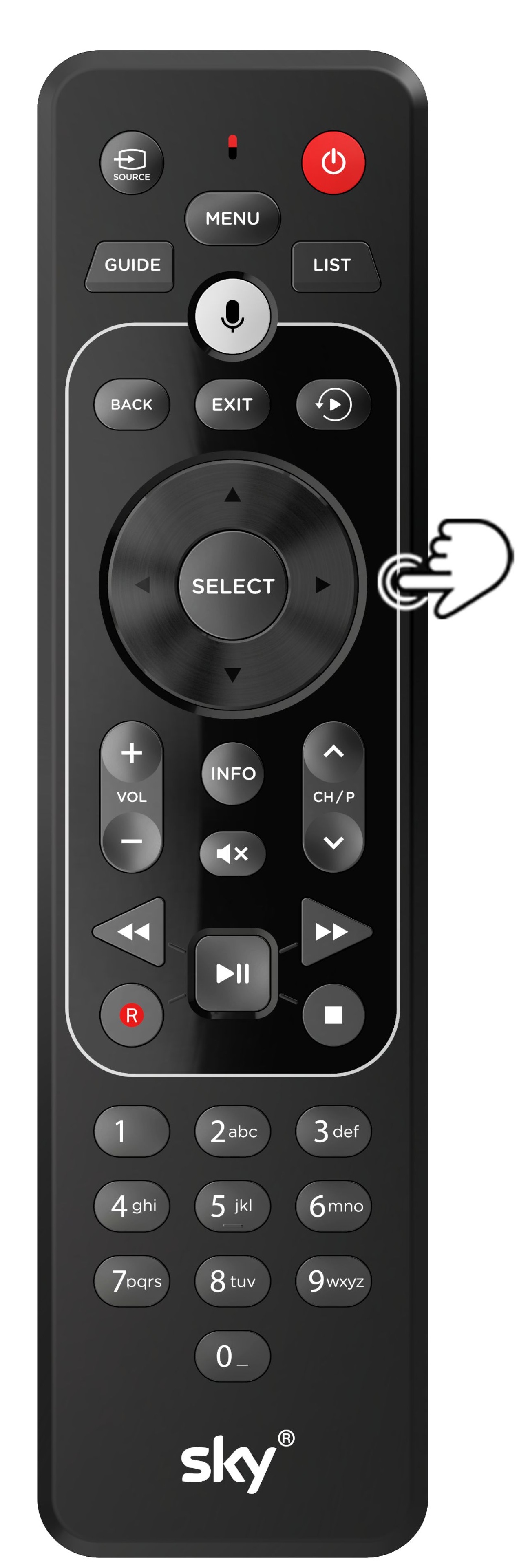 Control remoto - Teclas de navegación.jpg