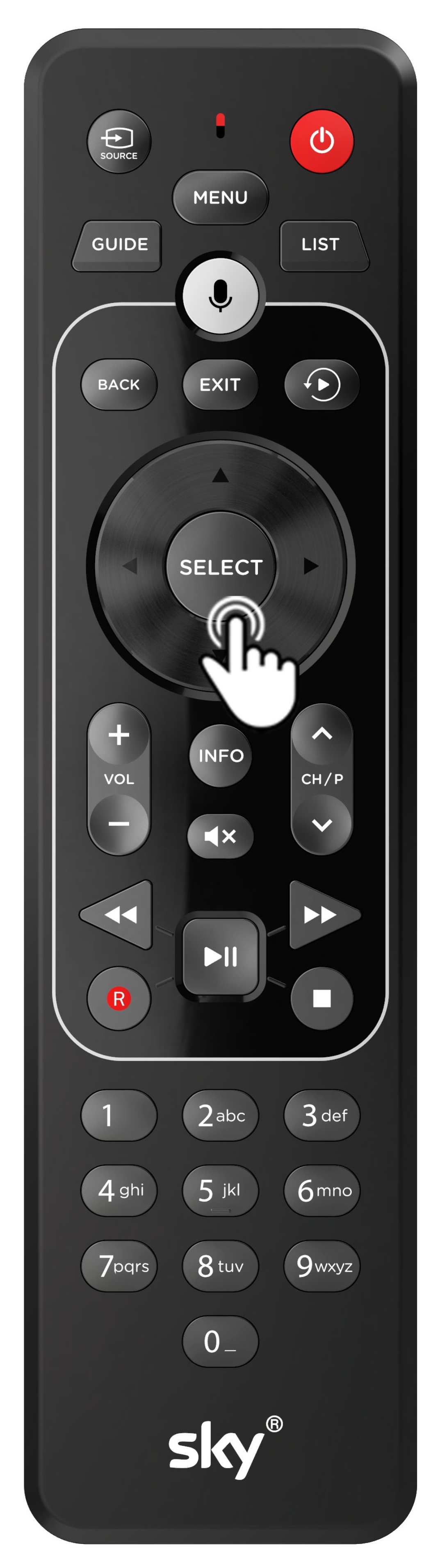 Control remoto - Botón Select.jpg